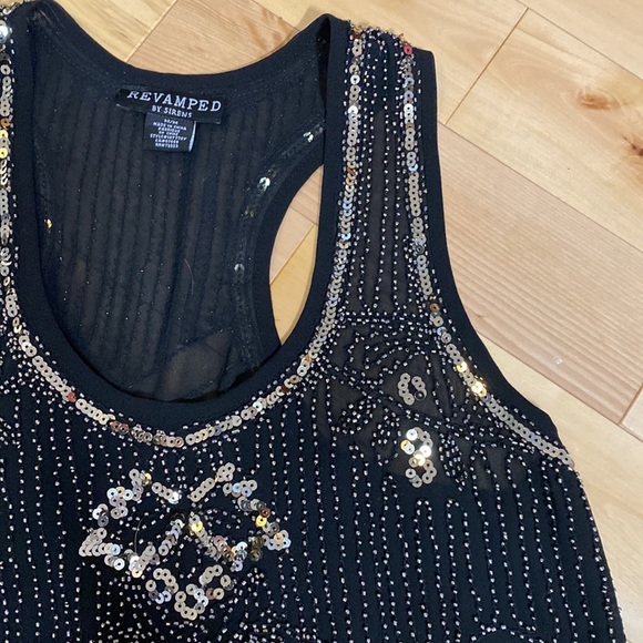Sequin Top Revamped size medium - Picture 4 of 8